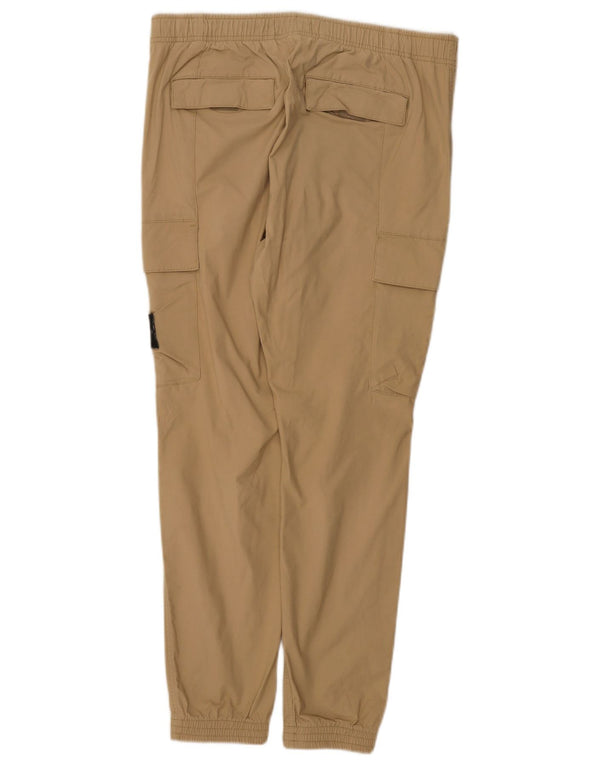 Calvin Klein Herre Joggers Cargo Bukser Large W34 L29 Beige Bomuld