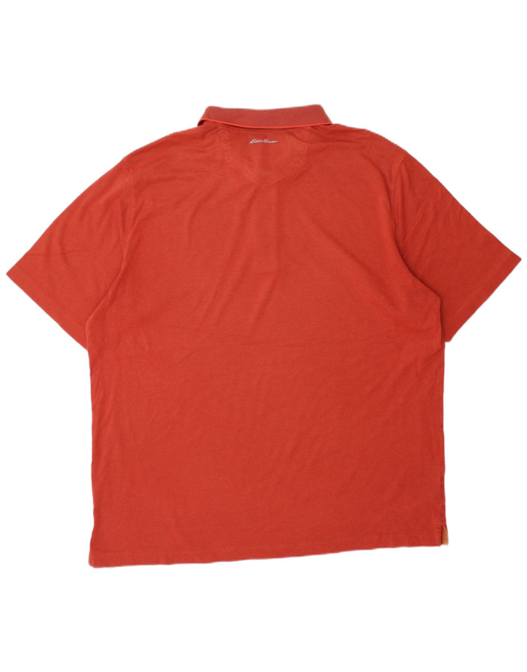 EDDIE BAUER Poloshirt til mænd XL Orange Bomuld