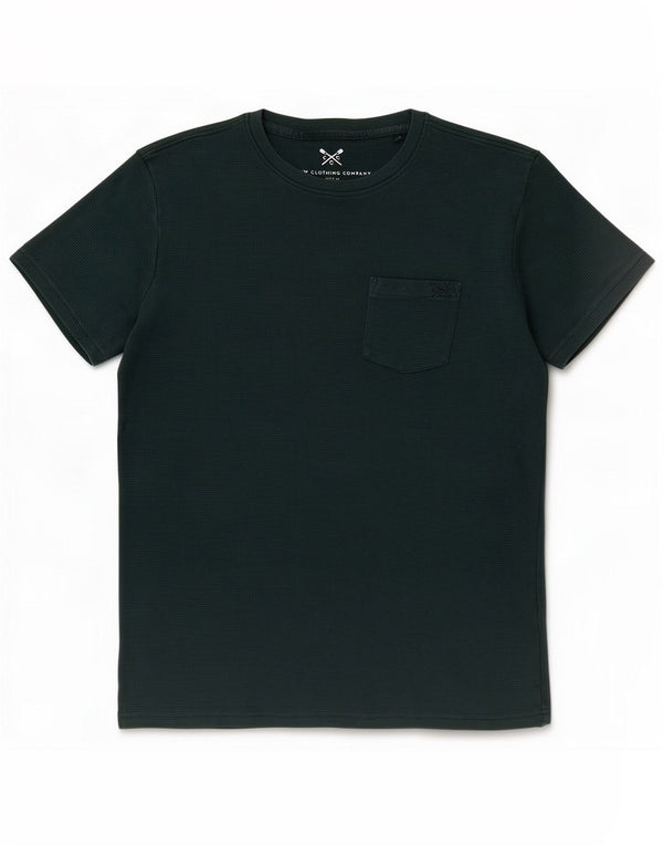 Crew Clothing Herre T-shirt Top Medium Green Cotton