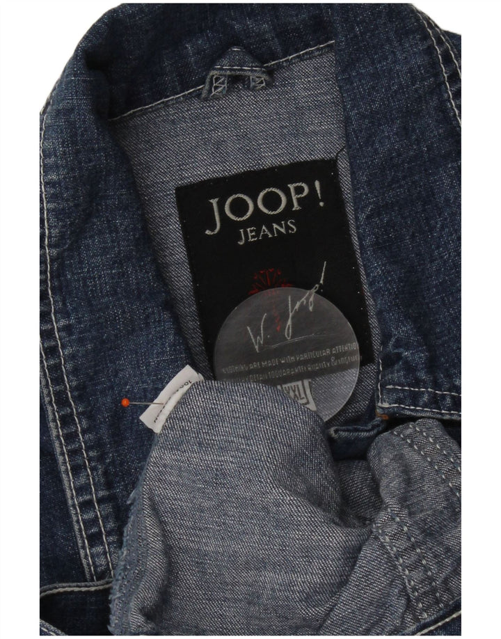 JOOP Womens Denim Gilet UK 20 2XL Blue Cotton