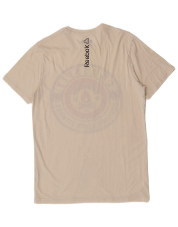 Reebok Herre grafisk T-shirt Top Medium White