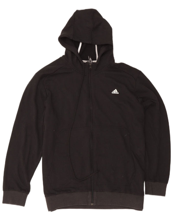 Adidas Herre Climalite hættetrøje med lynlås 2XL sort polyester