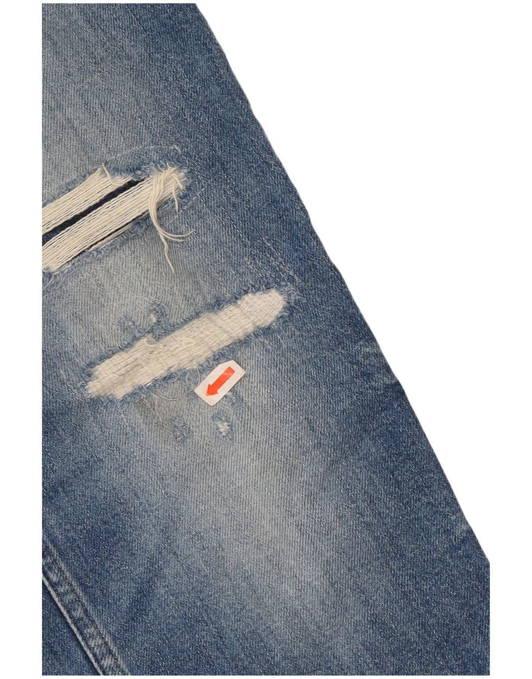 TOMMY HILFIGER Mens Distressed Slim Jeans W31 L32 Blue Cotton