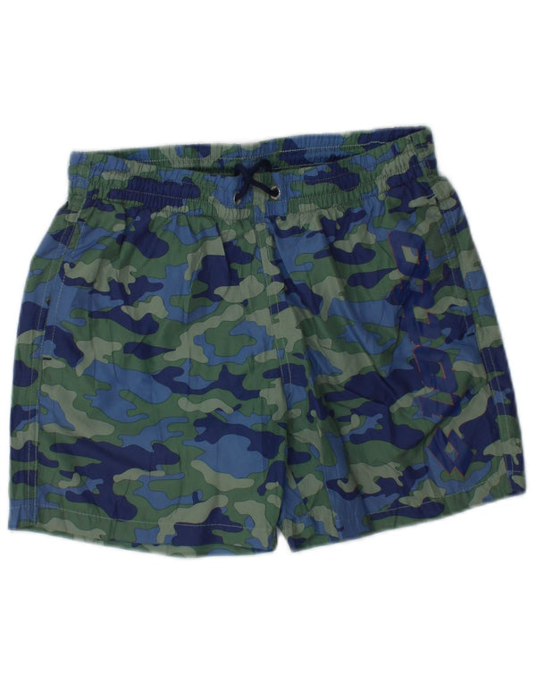 LOTTO Drenge Grafiske svømmeshorts 11-12 år Grøn Camouflage Polyester