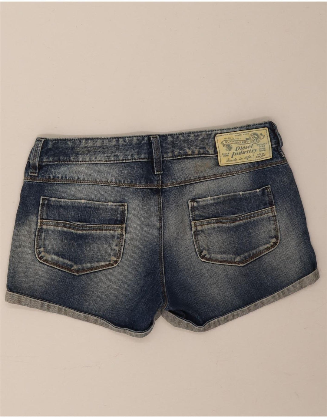 Diesel denimshorts til kvinder W29 Mellemblå bomuld