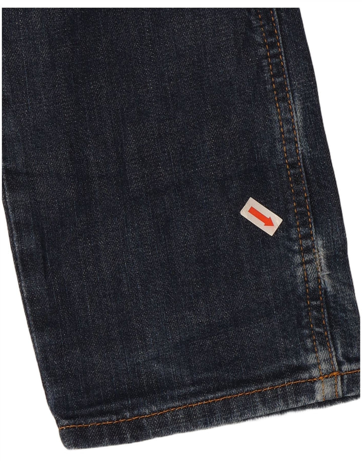 Billig mandag Dame Slim Jeans W33 L31 Marineblå Bomuld