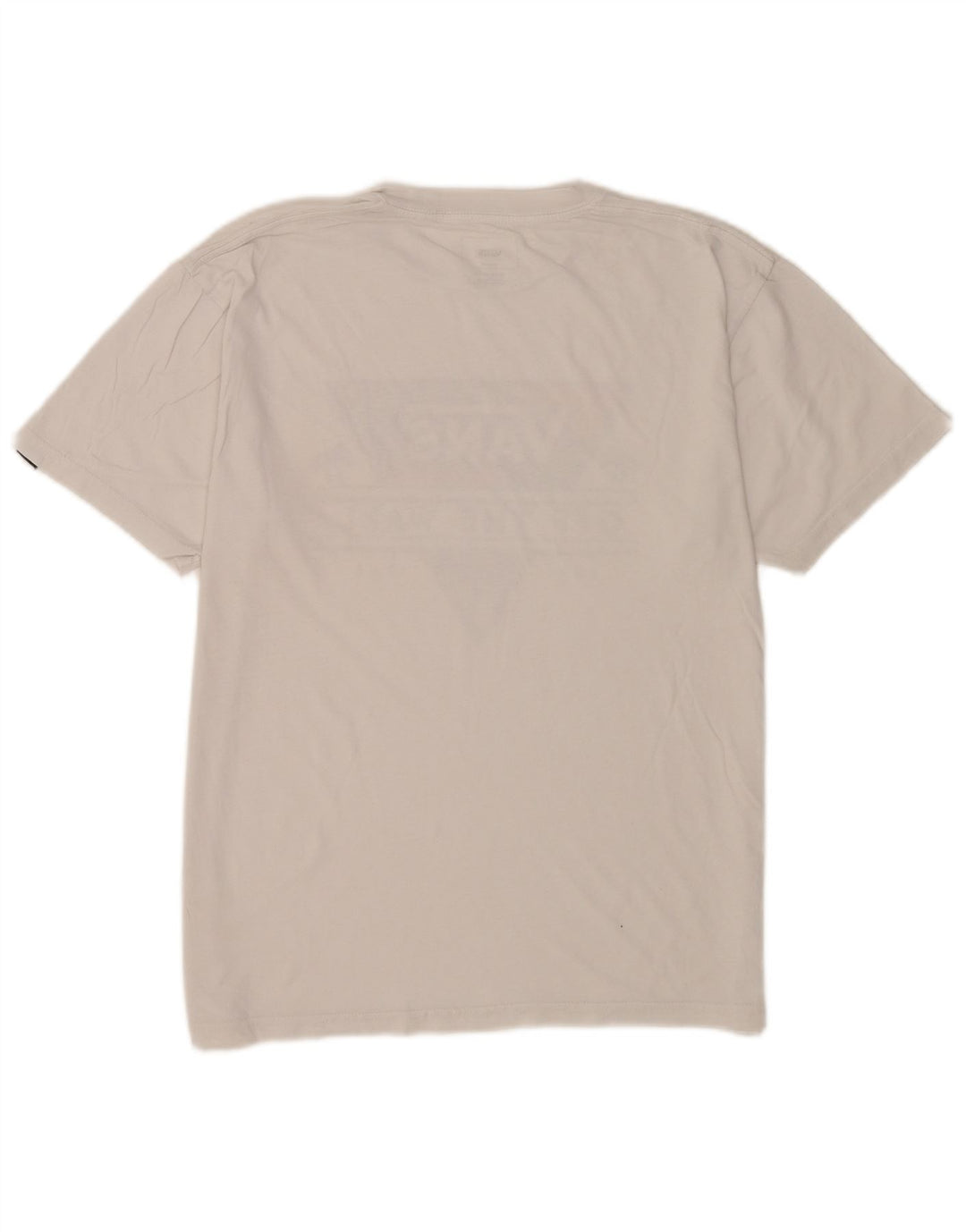 Vans Herre Classic Fit Grafisk T-Shirt Top Medium Hvid Bomuld