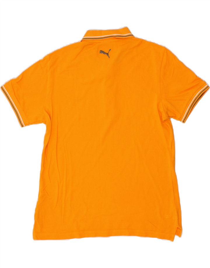 PUMA Mens Polo Shirt Small Orange Cotton Vintage Puma and Second-Hand Puma from Messina Hembry 