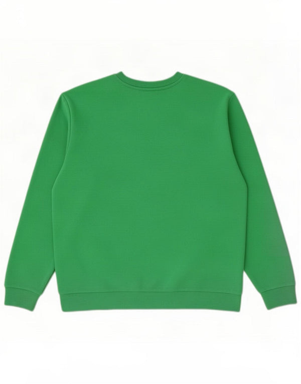 Marks & Spencer Womens Oversized Sweatshirt Jumper UK 14 Medium Green