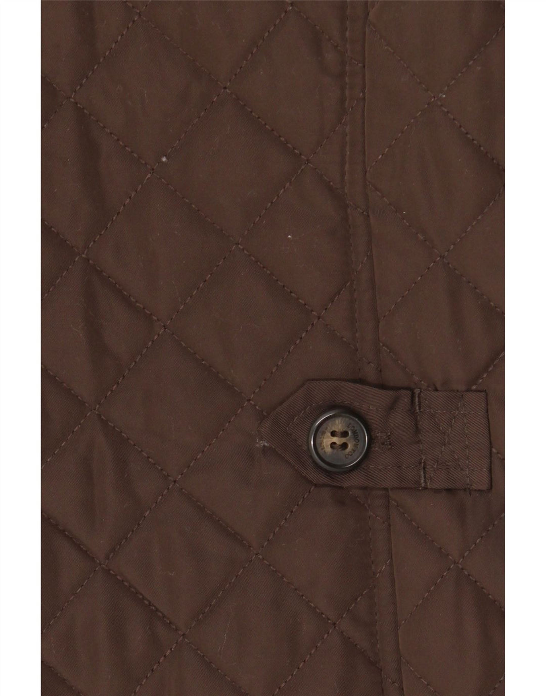 London Fog Herre Quiltet Jakke UK 40 Stor Brun Polyester