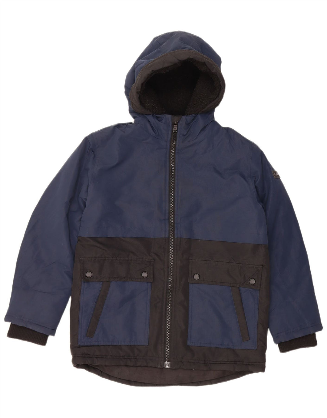 MICHAEL KORS Vindjakke til drenge 10-11 år Navy Blue Colourblock