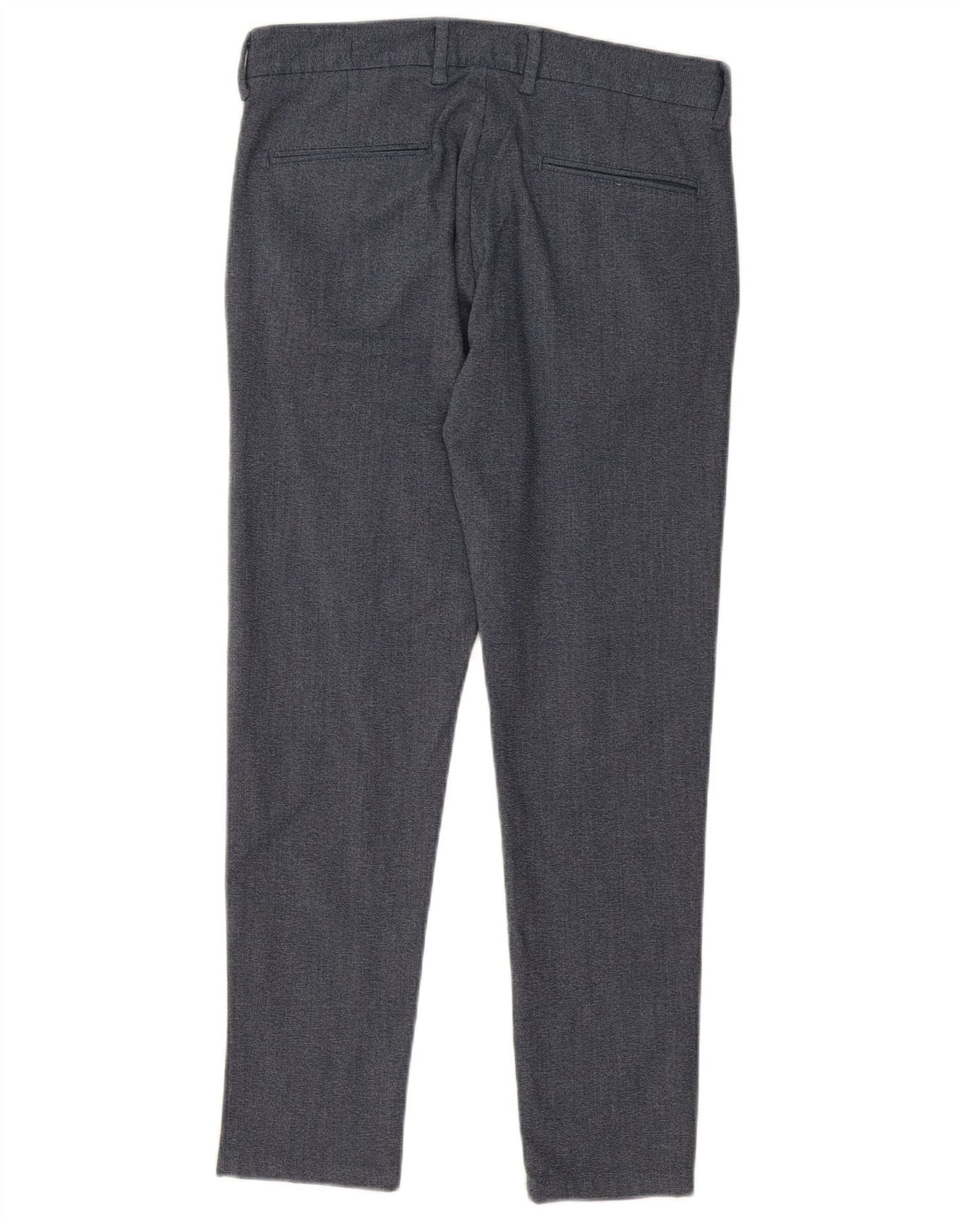 ZARA Slim Suit Bukser til mænd EU 38 Small W30 L28 Navy Blue Polyester