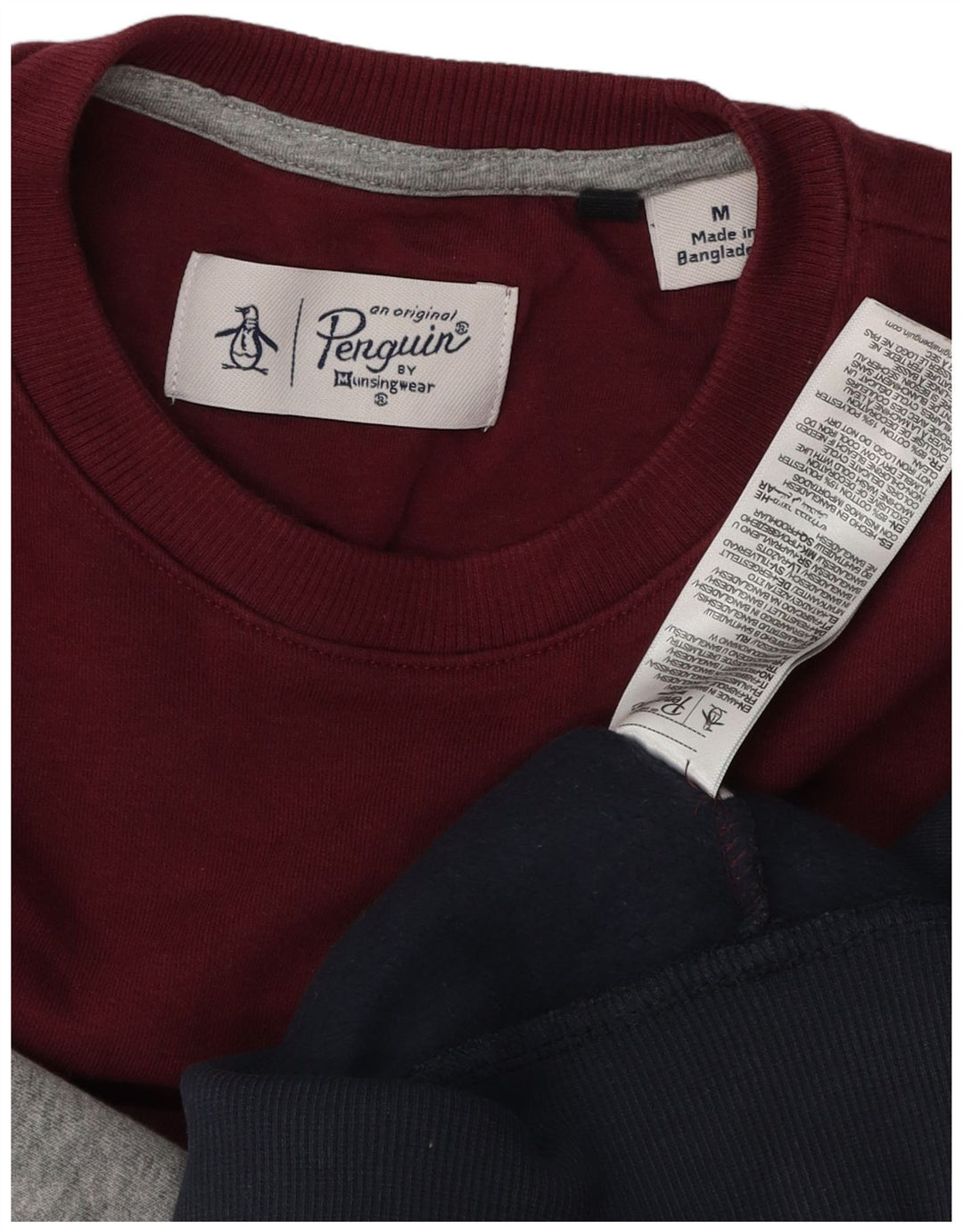 PENGUIN Herre sweatshirt Jumper Medium Flerfarvet Colourblock Bomuld