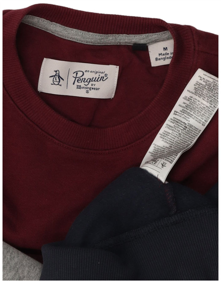 PENGUIN Herre sweatshirt Jumper Medium Flerfarvet Colourblock Bomuld