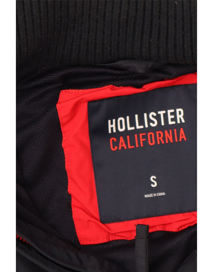 Hollister Regnjakke med hætte til drenge 13-14 år Lille marineblå polyester