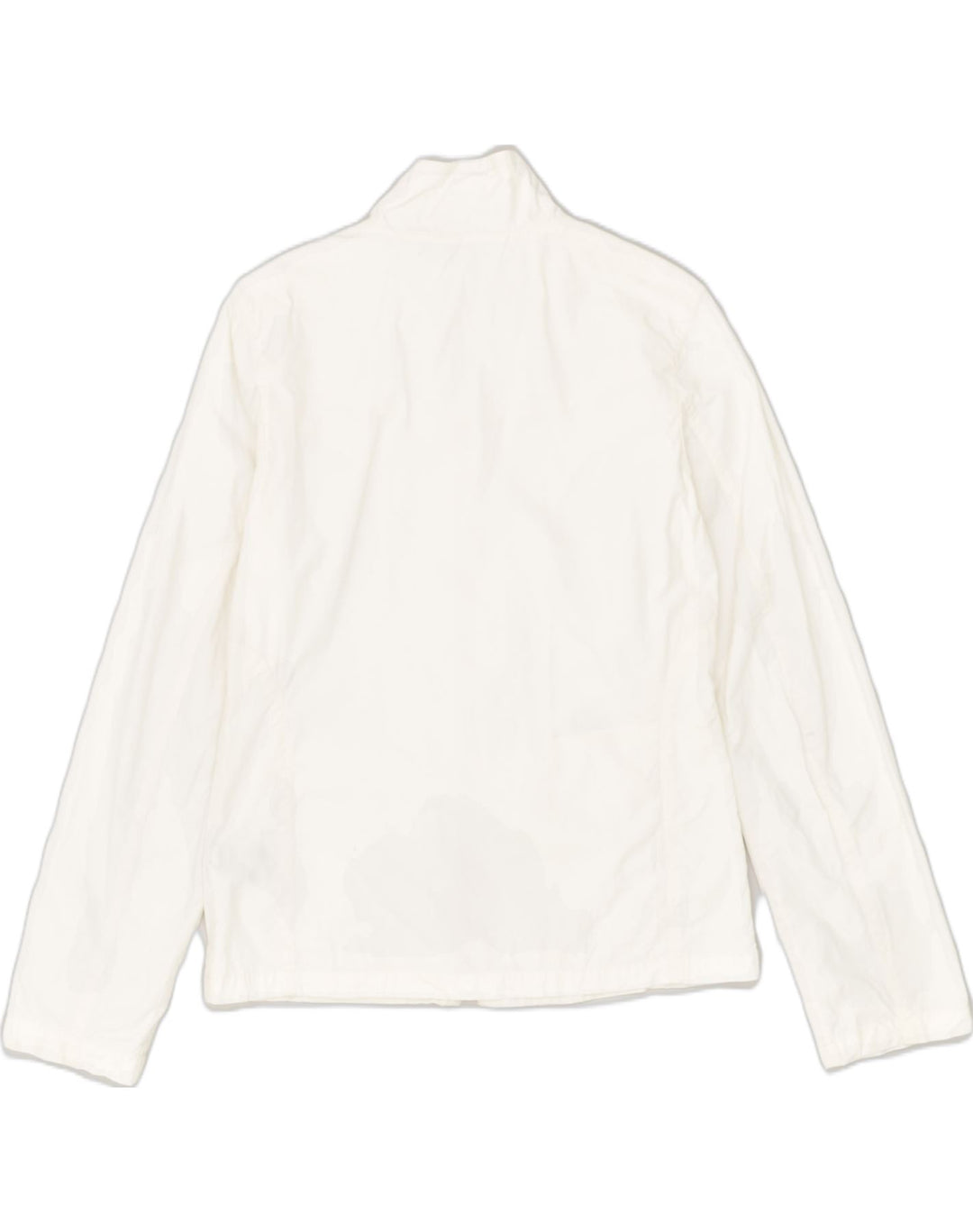 FILA Womens Bomber Jacket UK 12 Medium White Cotton | Vintage Fila | Thrift | Second-Hand Fila | Used Clothing | Messina Hembry 