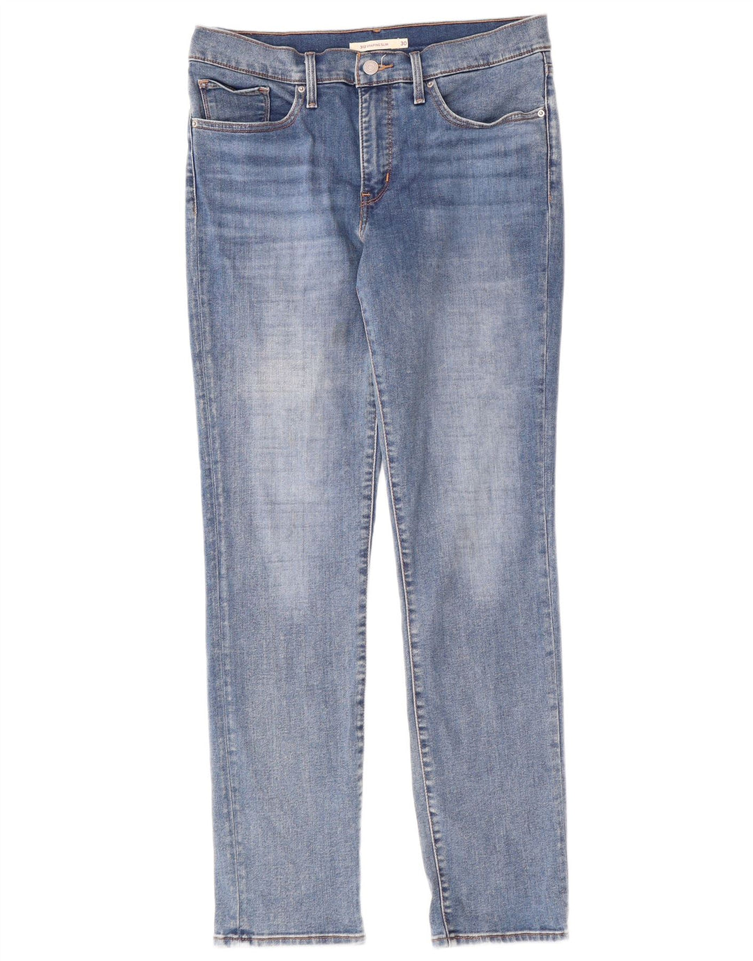 LEVI'S Dame 312 Shaping Slim Jeans W30 L30 Blå Bomuld