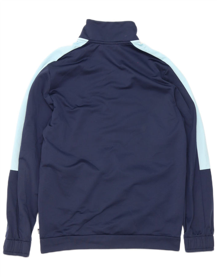 Puma træningsdragt til mænd, topjakke, lille marineblå colourblock polyester