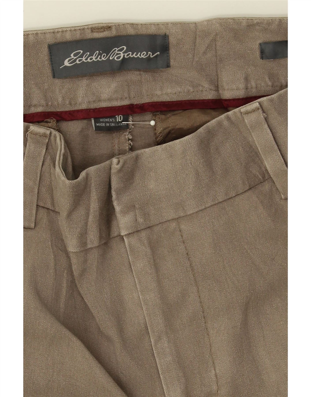 EDDIE BAUER Womens Bootcut Casual Trousers US 10 Large W32 L32 Beige Vintage Eddie Bauer and Second-Hand Eddie Bauer from Messina Hembry 