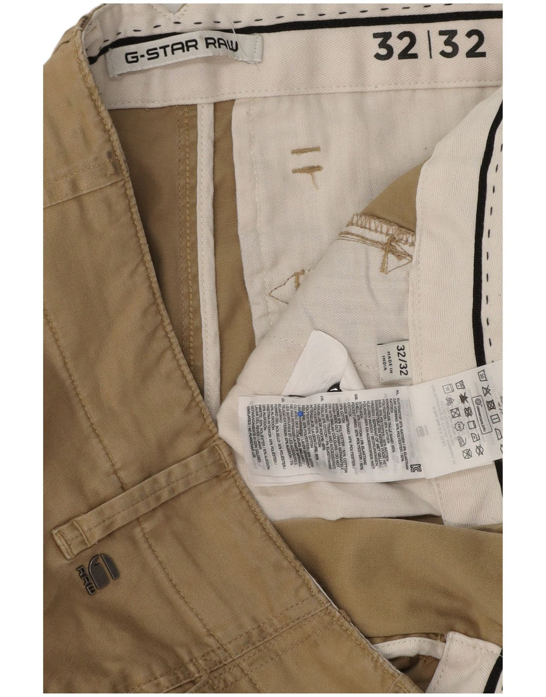 G-Star Herre Slim Cargo Bukser W32 L32 Beige Bomuld