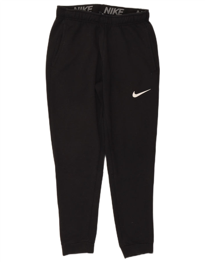 NIKE Herre Dri Fit træningsdragt Bukser Joggers Lille sort polyester