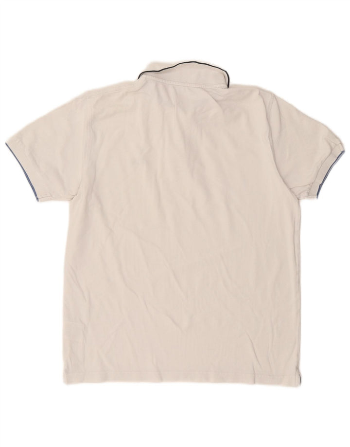 Sun68 Herre poloshirt Medium hvid bomuld