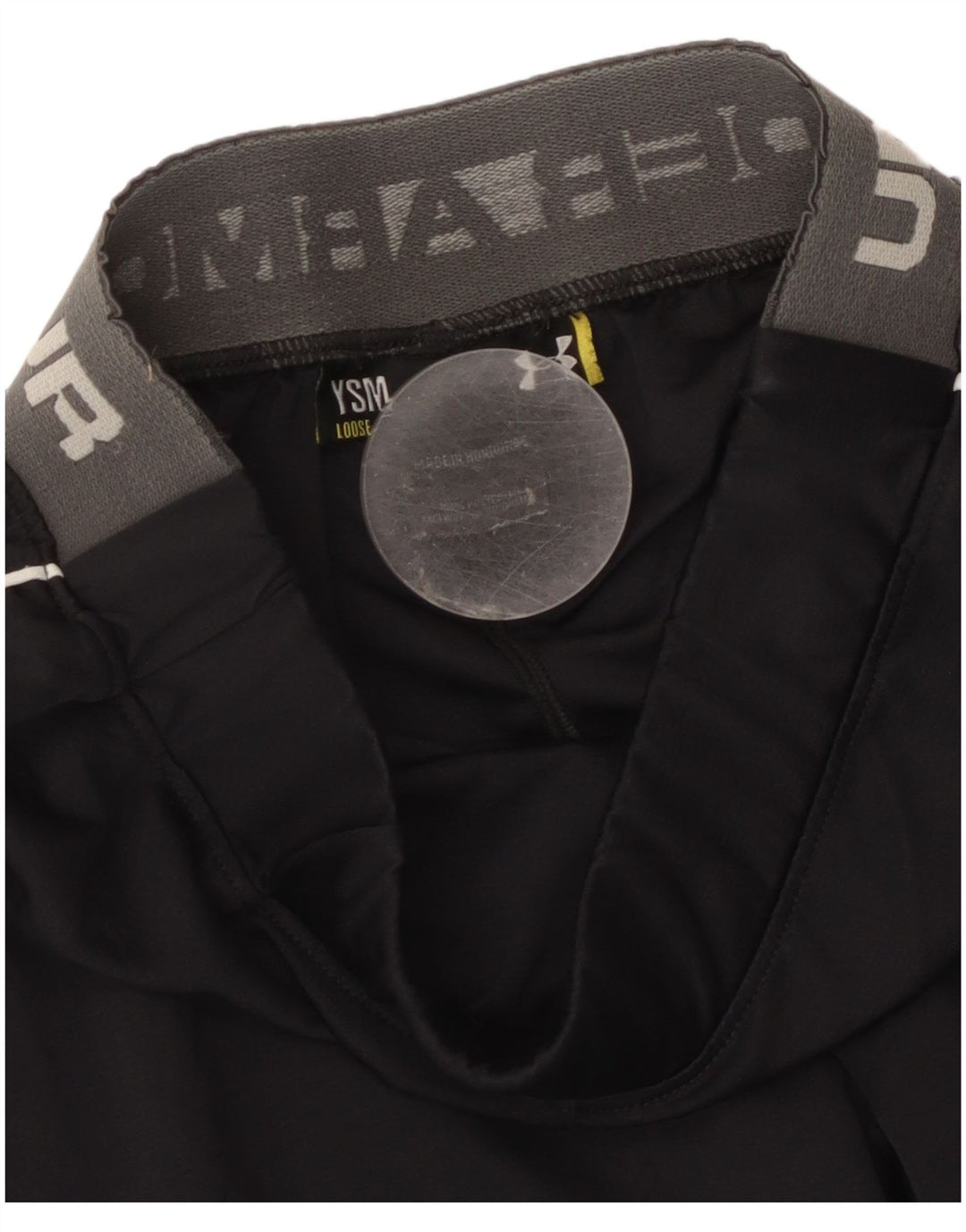 Under Armour drenge grafiske sportsshorts 7-8 år Small Black Colourblock