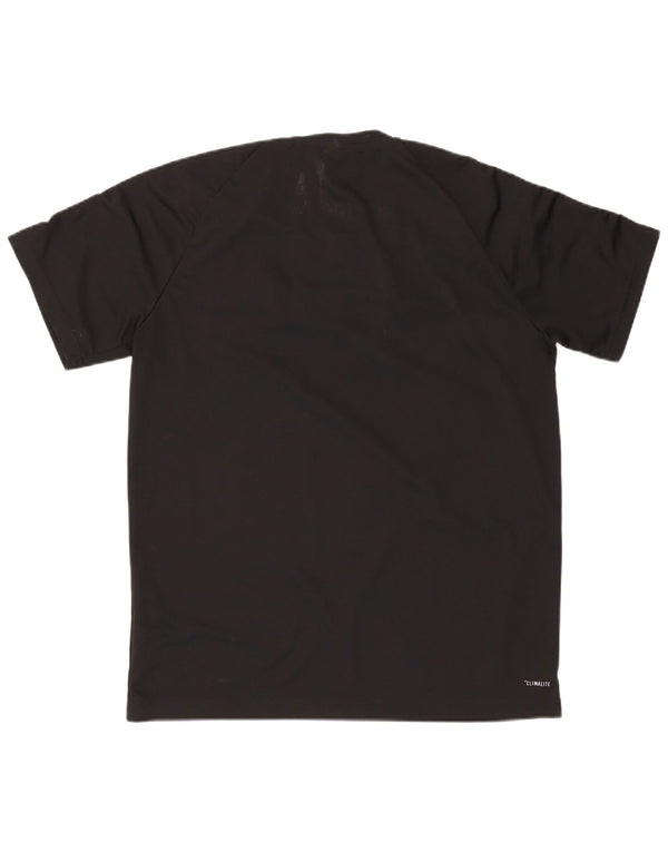 Adidas Herre Climalite T-Shirt Top XL Sort Polyester