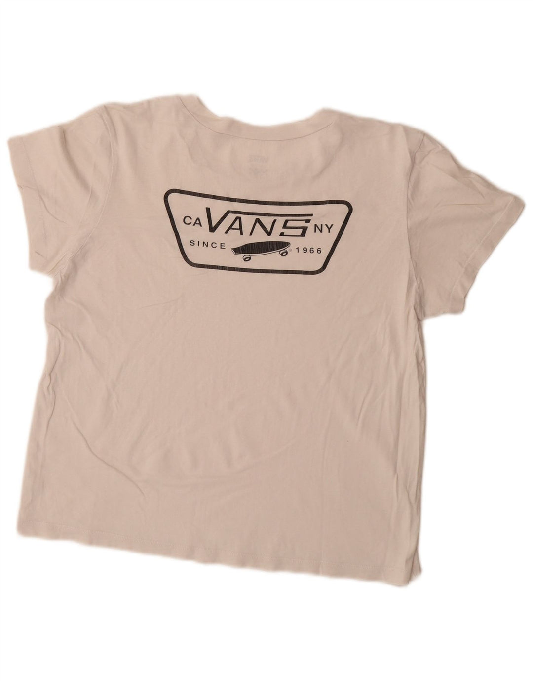 Vans Dame Grafisk T-Shirt Top UK 16 Large White