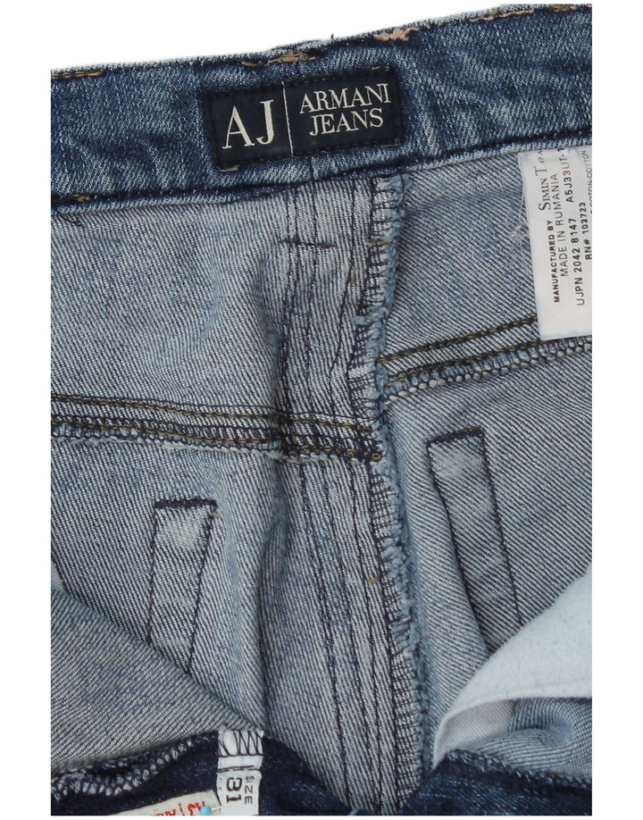 Armani Dame Bootcut Jeans W31 L30 Blå Bomuld