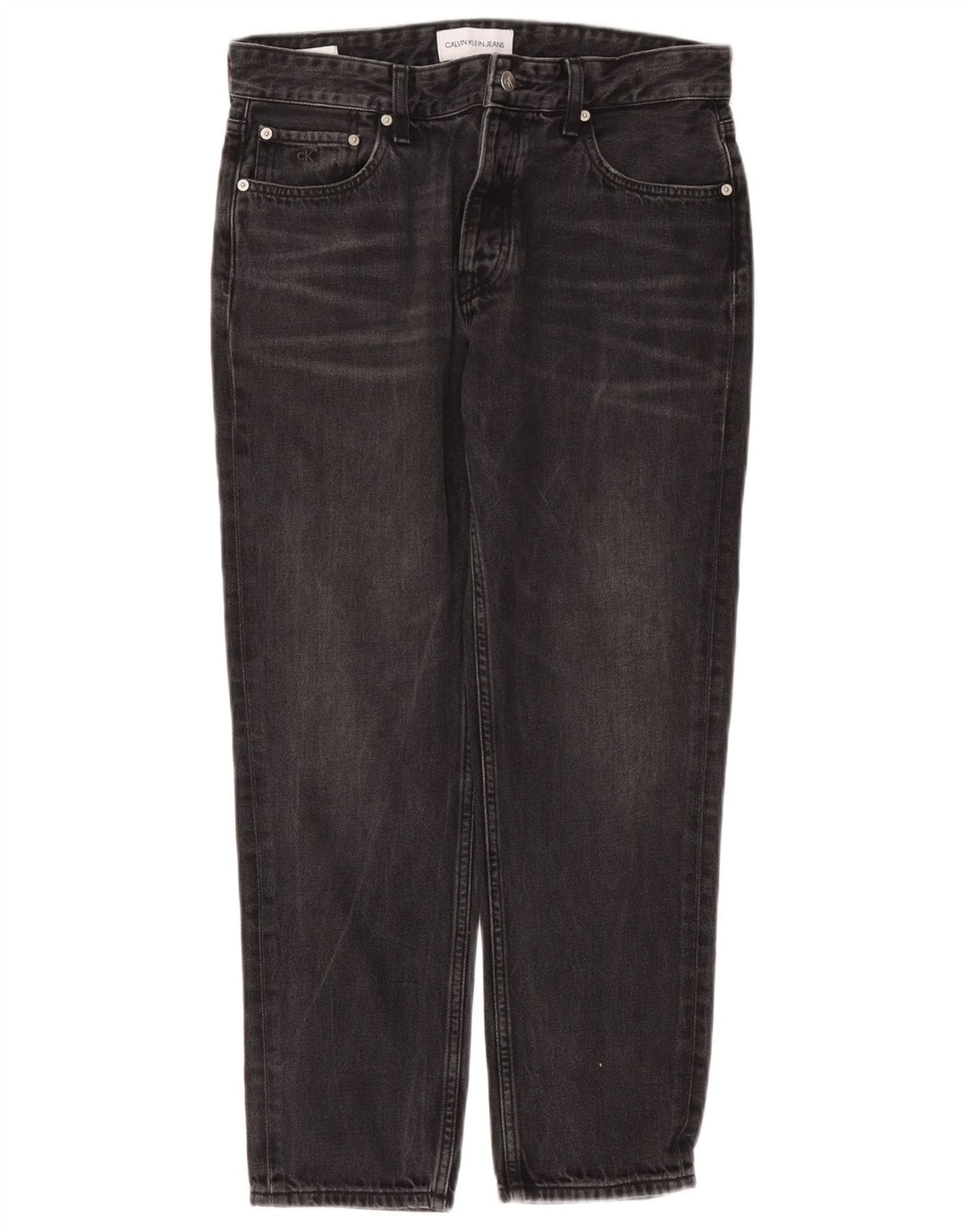 Calvin Klein Straight Jeans til mænd W31 L27 sort bomuld
