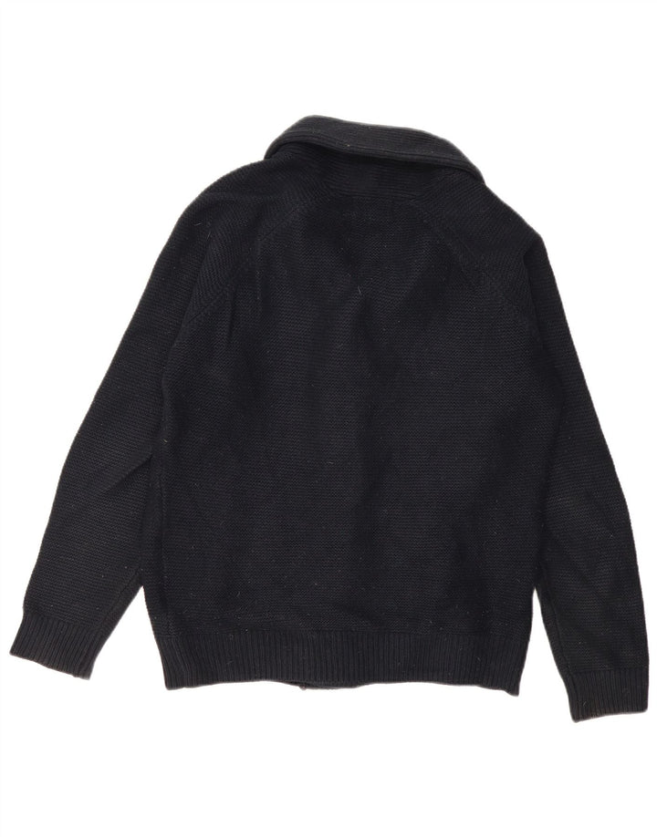 Marks & Spencer Herre Cardigan Sweater Lille marineblå akryl