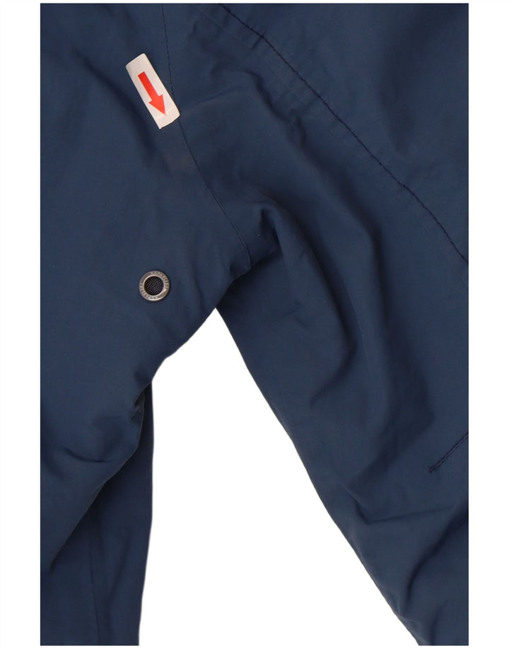 Napapijri Herre Hooded Grafisk Anorak Jacket UK 36 Small Blue Polyamide