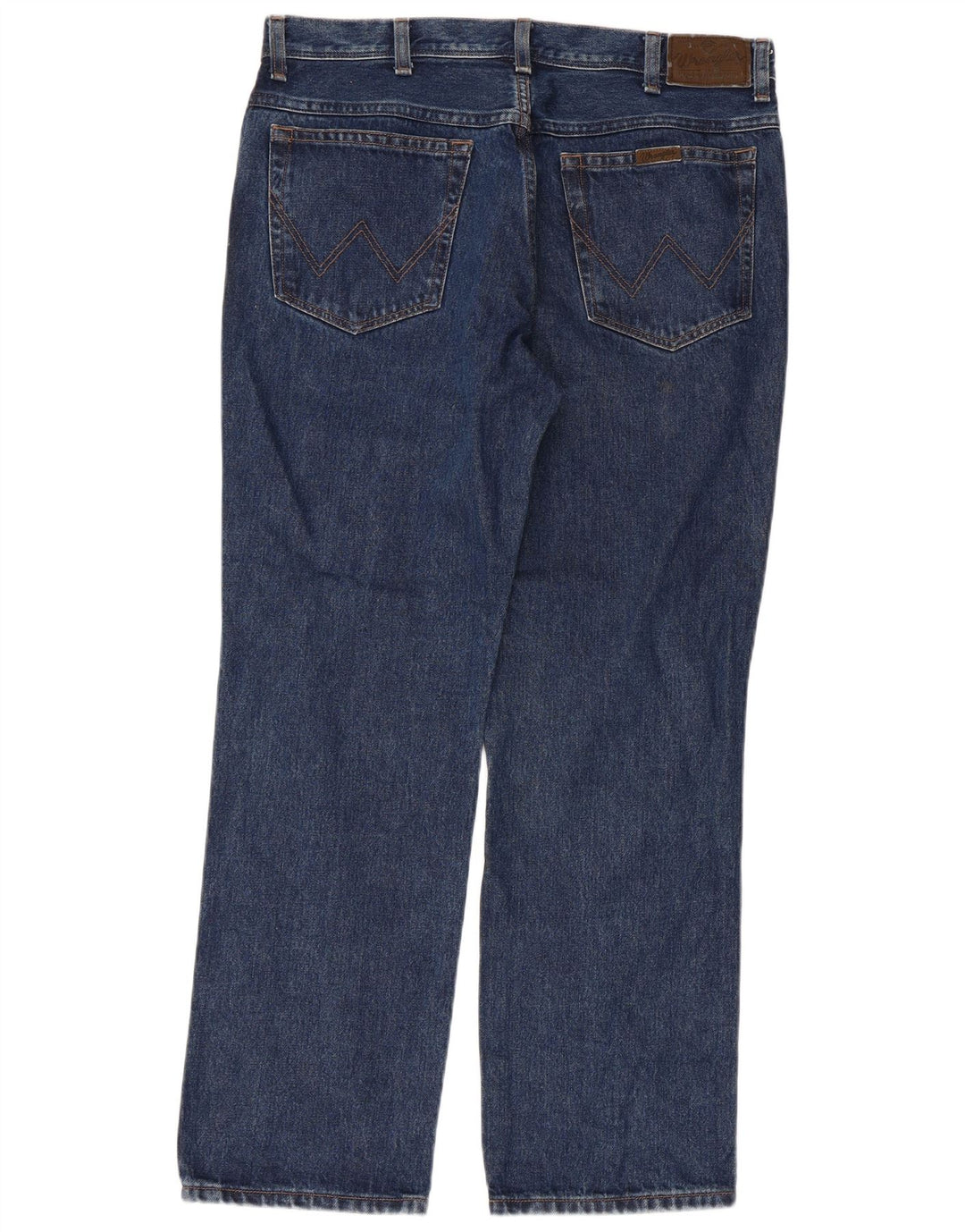WRANGLER Herre Regular Fit Straight Jeans W36 L30 Blå Bomuld