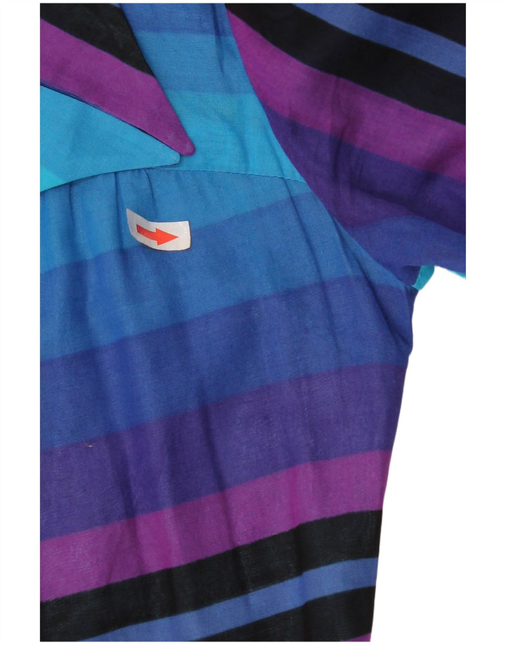 Barbara Langærmet Maxikjole til kvinder UK 10 Small Multicolored Striped