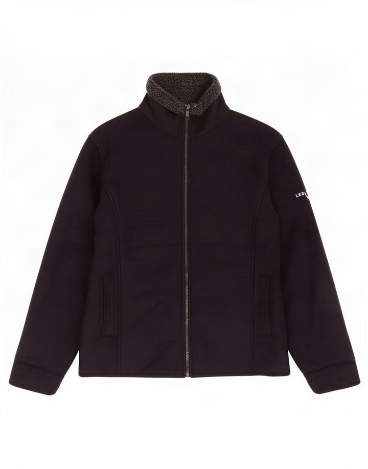 Lee Valley Dame Sherpa Jacket UK 38 Medium Navy Blue Polyester