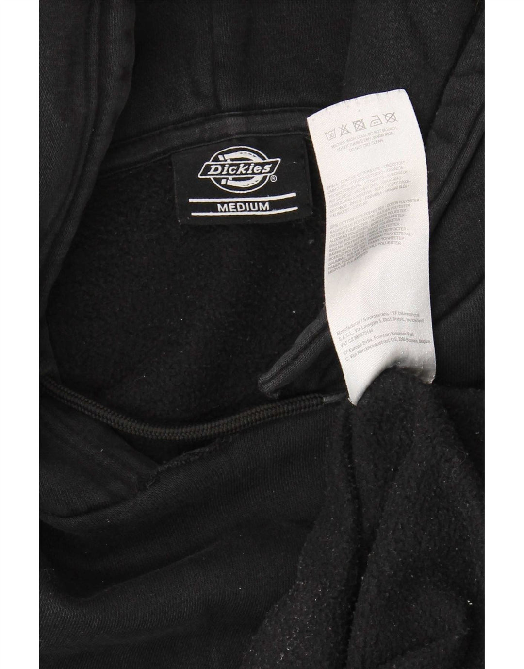 Dickies Grafisk hættetrøje til mænd mellem sort bomuld