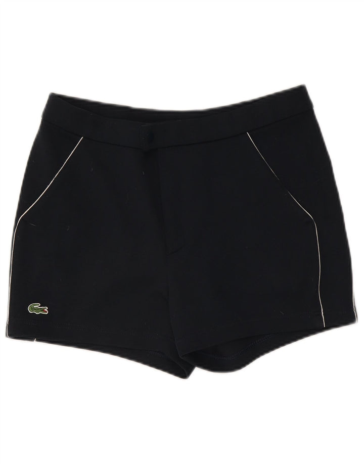 Lacoste Chino-shorts til kvinder størrelse 4 XS W30 Marineblå polyester