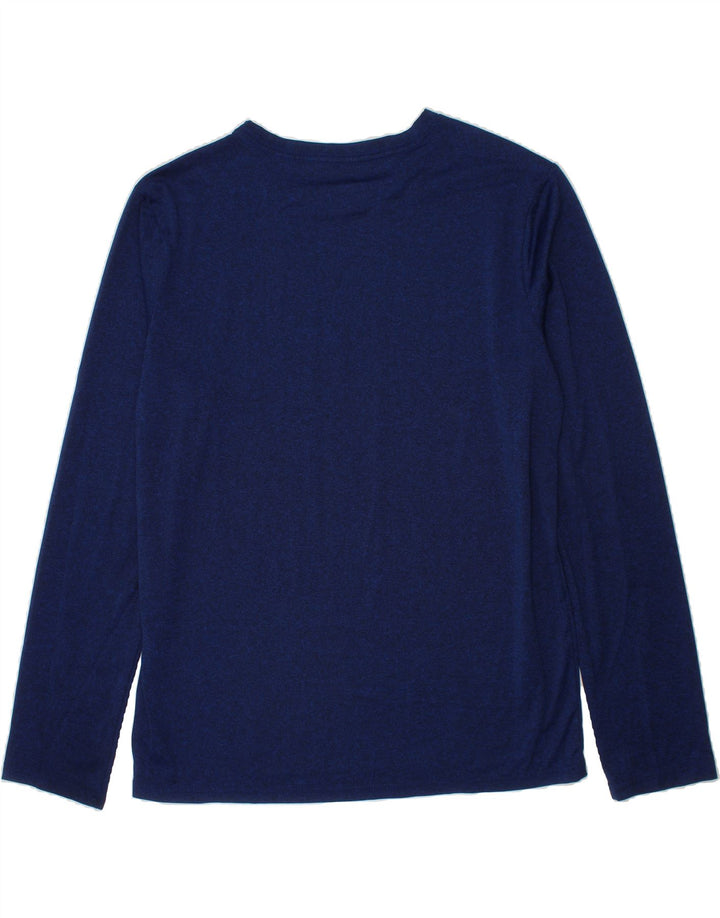 PUMA Boys Top Long Sleeve 15-16 Years XL Navy Blue Polyester Vintage Puma and Second-Hand Puma from Messina Hembry 