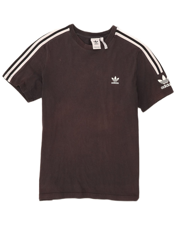 Adidas Herre T-Shirt Top Stor Sort Bomuld
