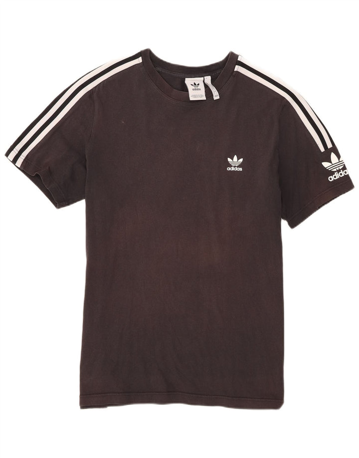 Adidas Herre T-Shirt Top Stor Sort Bomuld