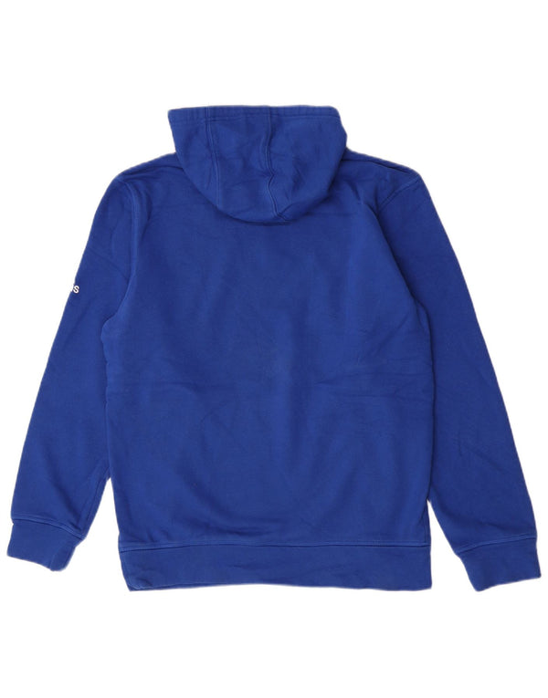 Adidas Herre Wolverines Graphic Hoodie Jumper Small Blue