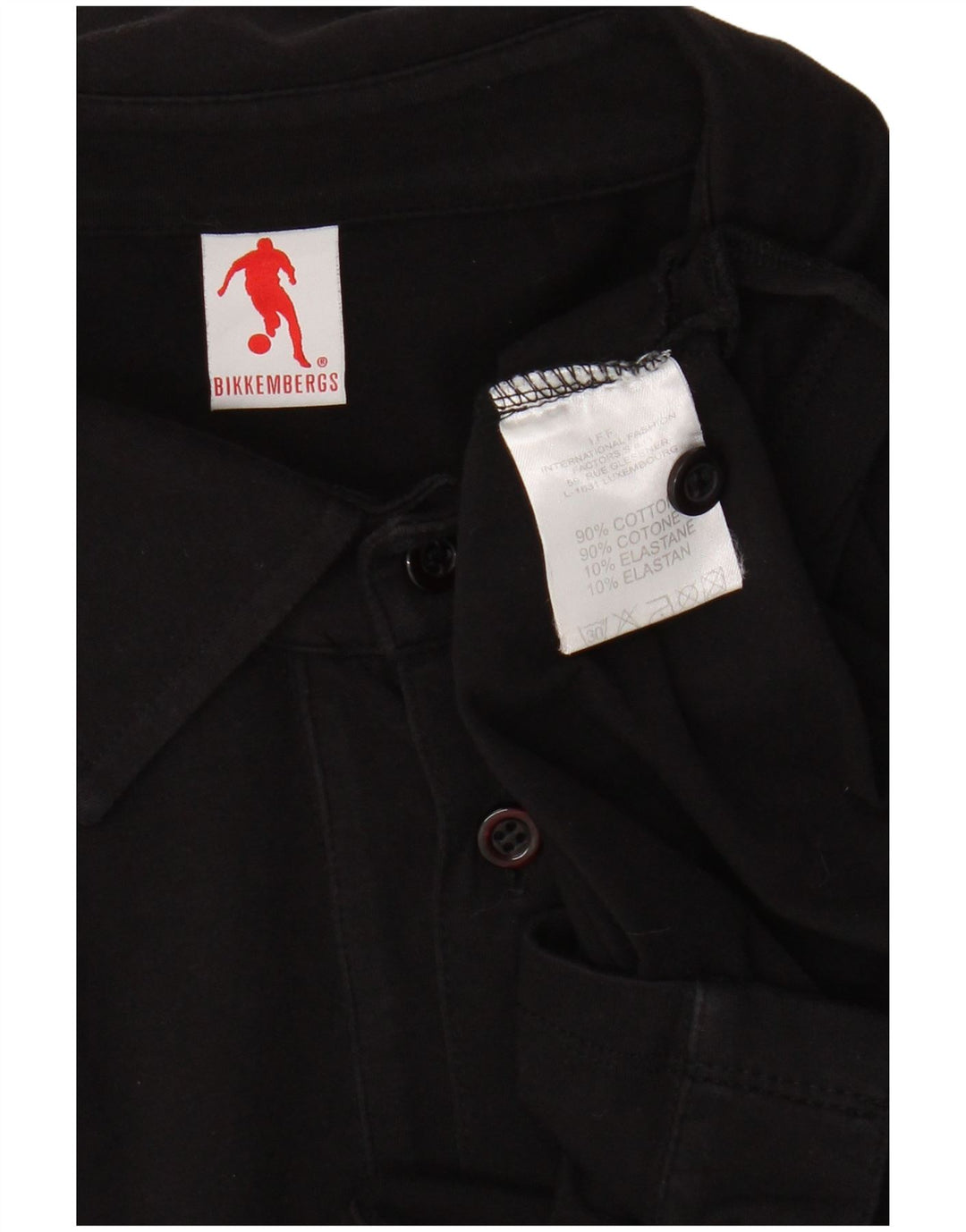 Bikkembergs Herreskjorte Stor Sort Bomuld