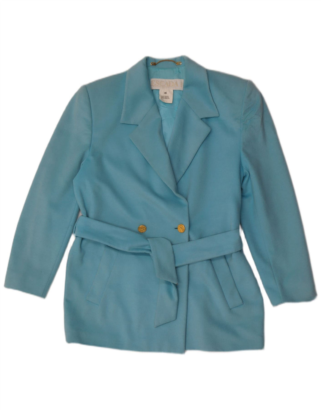 Escada Womens by Margaretha Ley Blazerjakke EU 38 Medium Blue