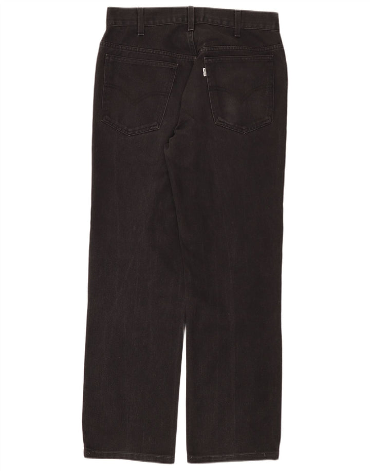 Levi's lige jeans til kvinder W32 L28 sort bomuld