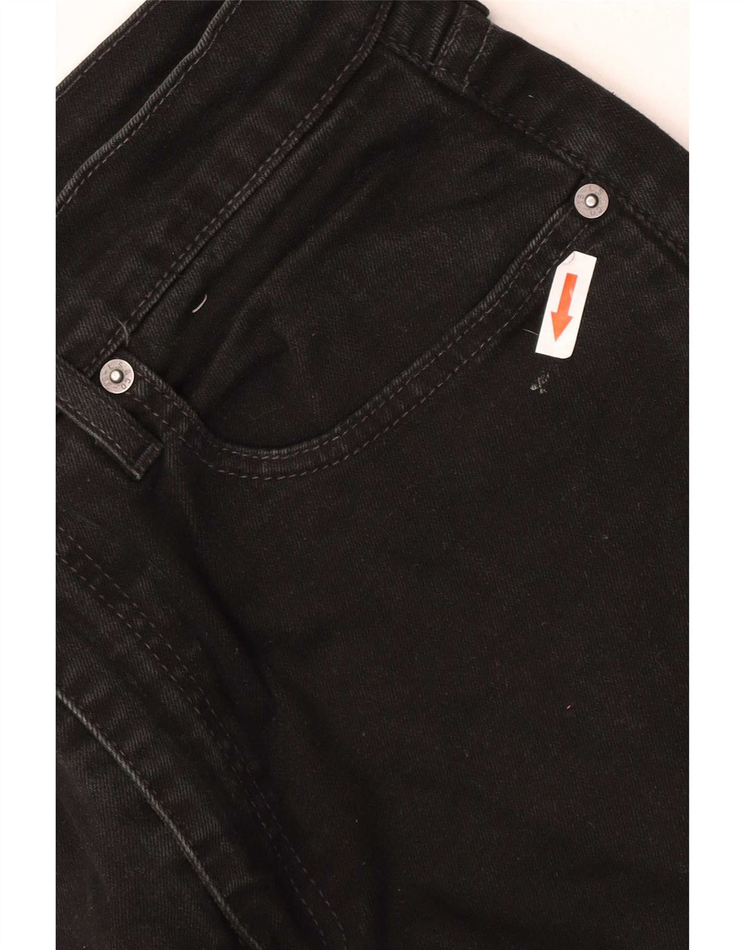 Levi's Herre 502 tilspidsede jeans W33 L30 sort bomuld