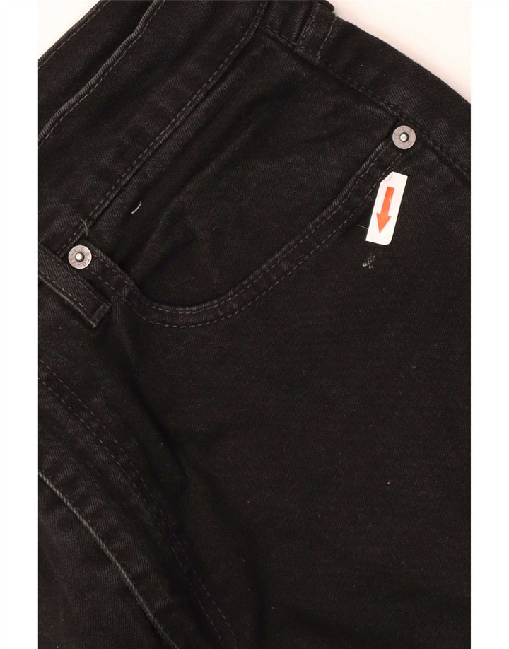 Levi's Herre 502 tilspidsede jeans W33 L30 sort bomuld