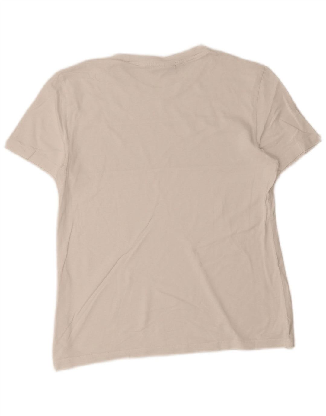 Calvin Klein Herre Grafisk T-Shirt Top Stor Hvid