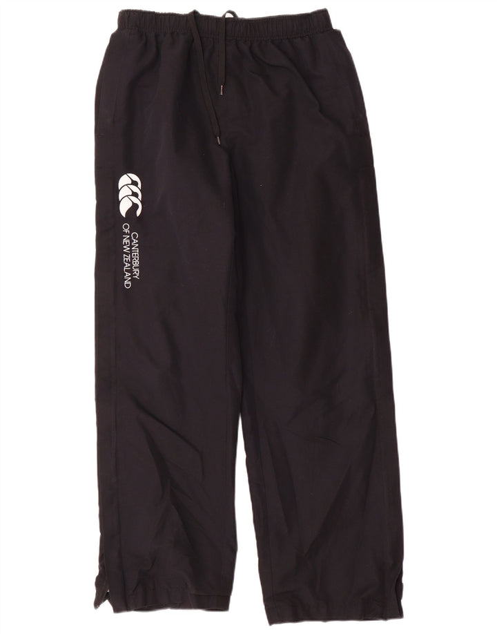 Canterbury Womens Graphic Windbreaker Trouser UK 12 Medium Black Polyester