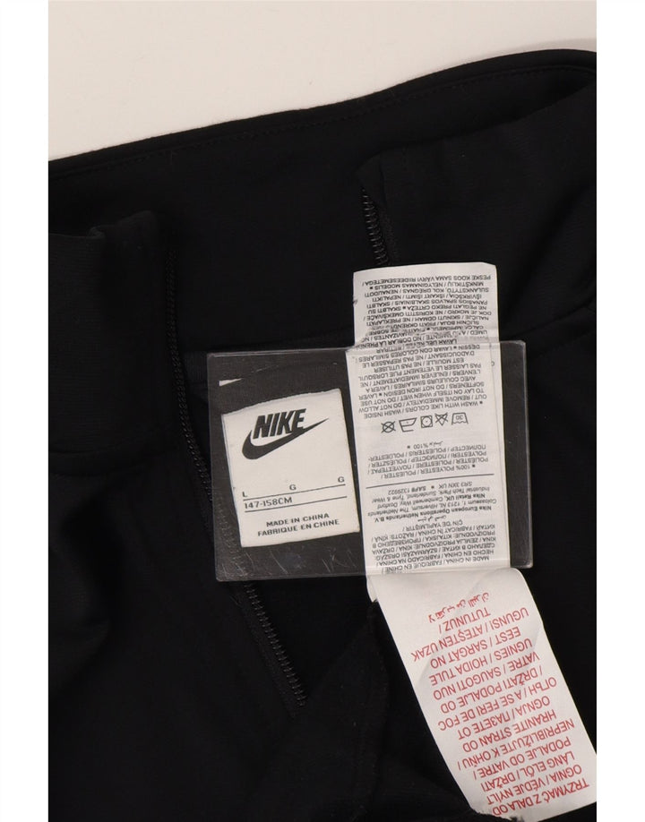NIKE Træningsdragt topjakke til drenge 12-13 år Stor sort polyester